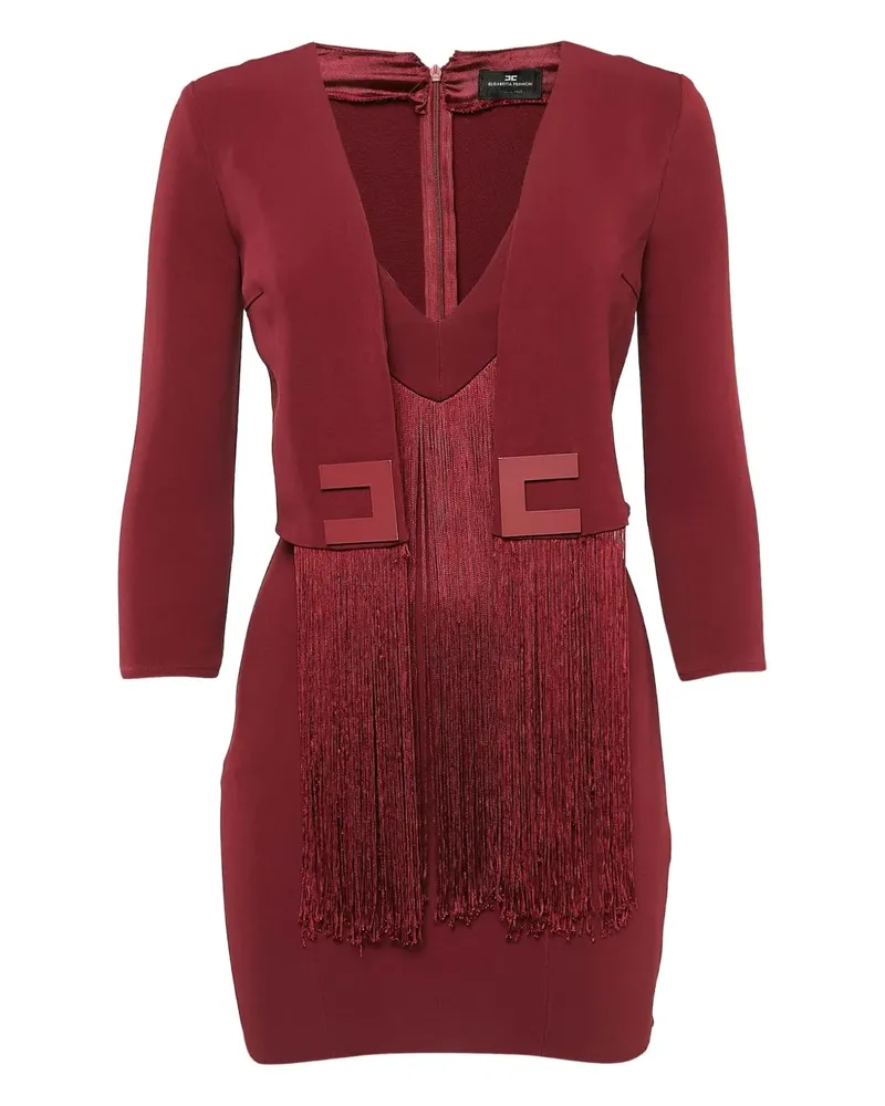 Elisabetta Franchi Pre-owned Kleid im Layering-Look - Rot Rot