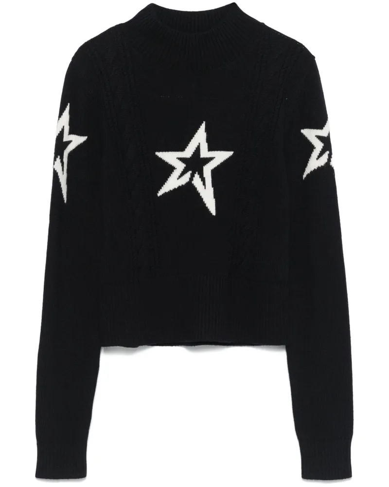 Perfect Moment Cable Pullover - Blau Blau