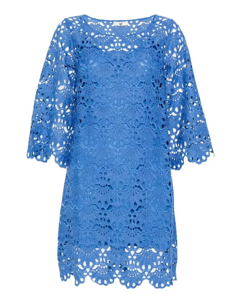 Twin-Set guipure-lace scalloped dress - Blau Blau