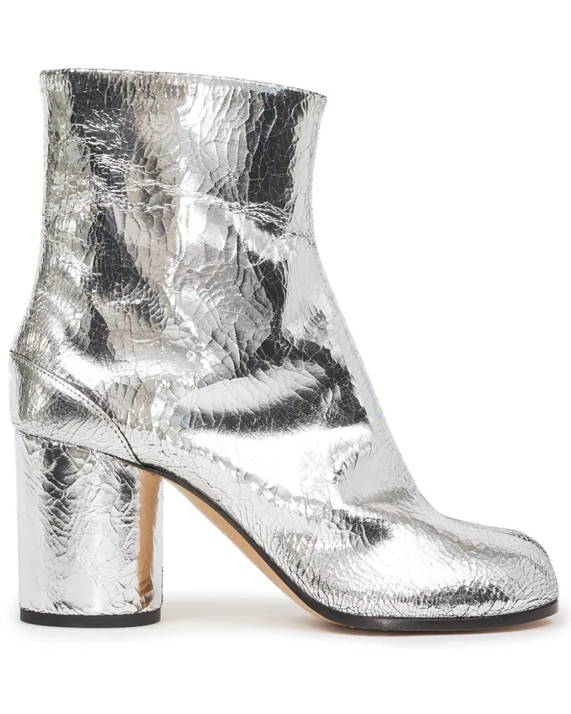 Maison Margiela Tabi Stiefeletten 80mm - Silber Silber