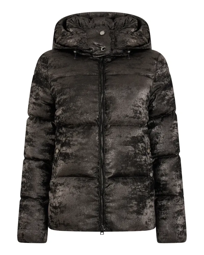 MOORER Melita-Mte hooded padded jacket - Braun Braun