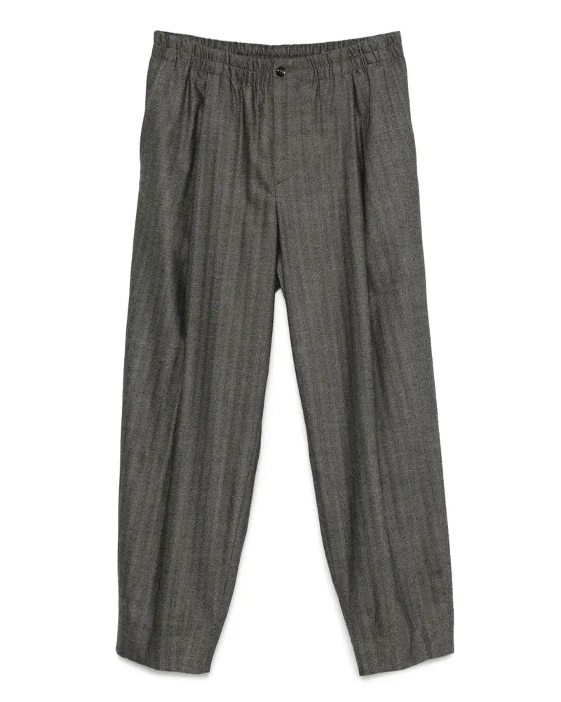 Giorgio Armani Hose mit elastischem Bund - Schwarz Schwarz