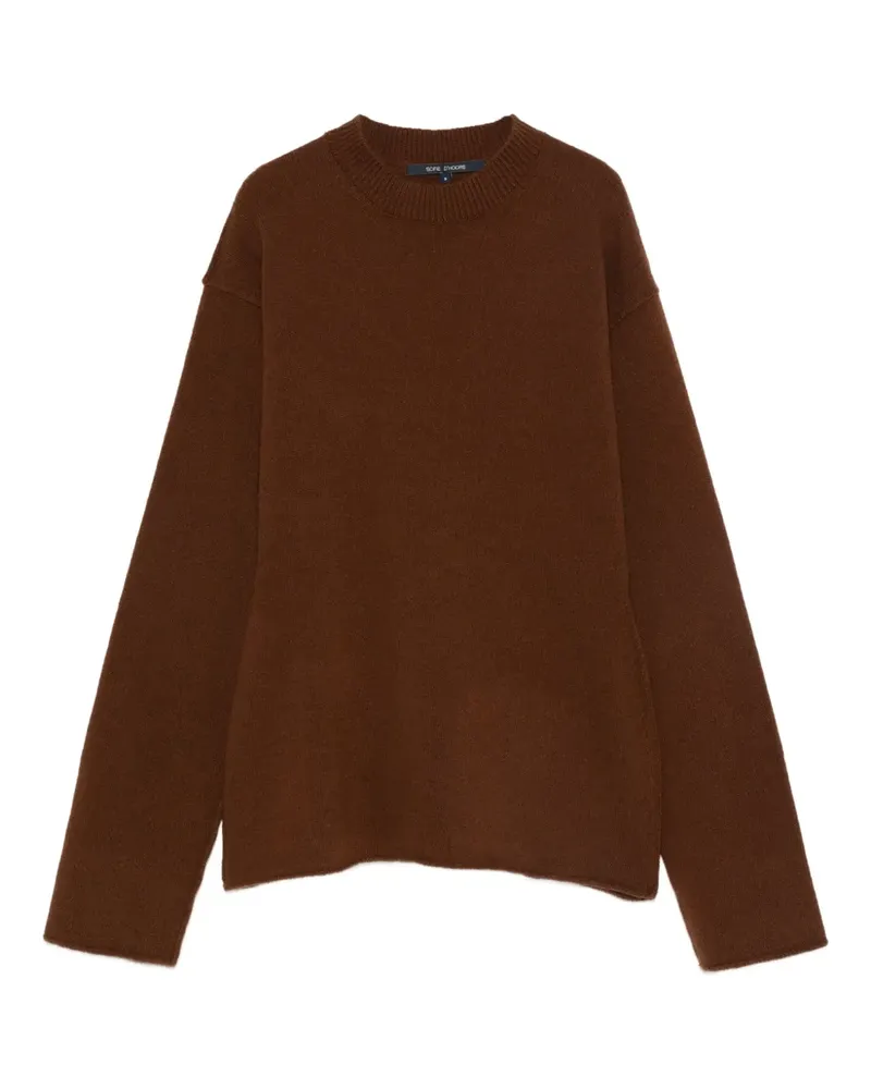 Sofie D'Hoore Pullover mit rundem Ausschnitt - Braun Braun