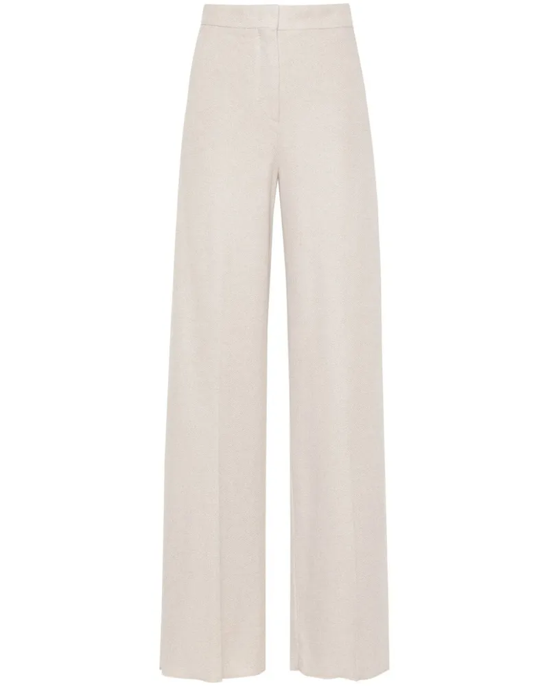 Max Mara Giallo Hose mit weitem Bein - Nude Nude