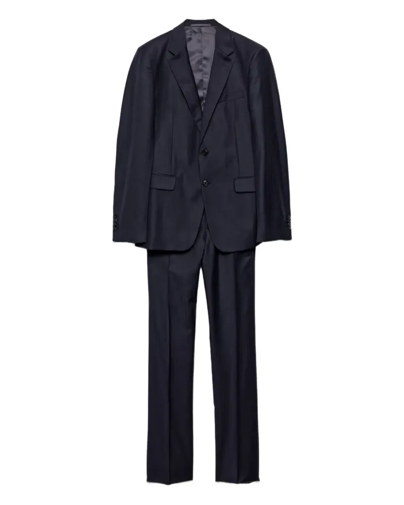 Prada Anzug mit fallendem Revers - Blau Blau