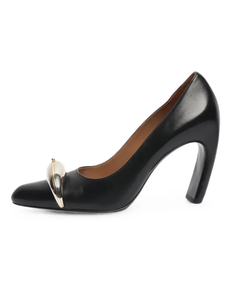 Tory Burch pierced curved-heel pumps - Schwarz Schwarz