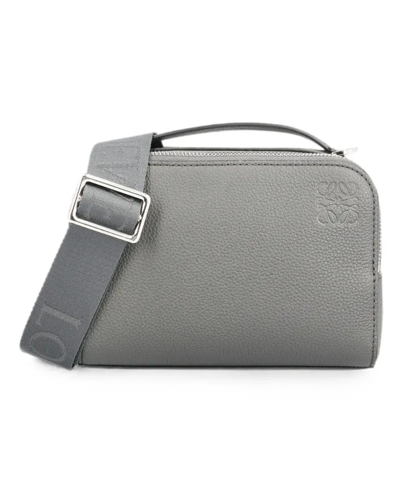 Loewe Anagram Schultertasche aus Leder - Grau Grau