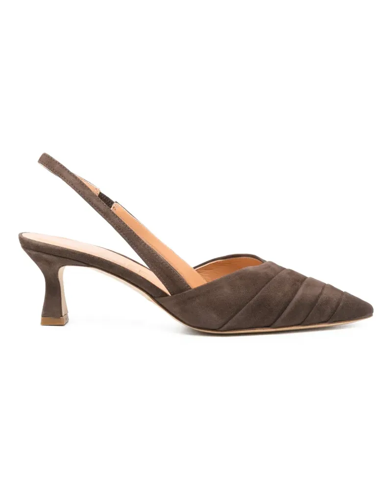 Julie Dee pleated slingback heeled pumps - Braun Braun