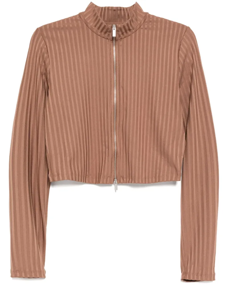 Nike Sportjacke mit Reißverschluss - Braun Braun