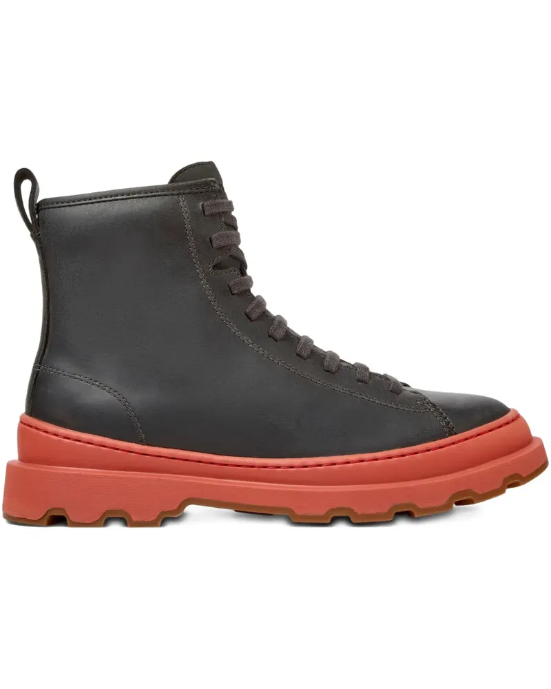 Camper Brutus Schnürstiefel - Grau Grau
