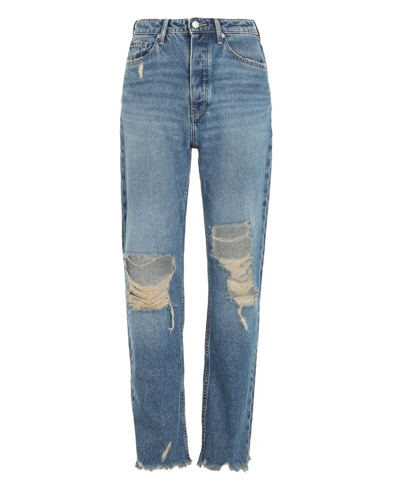 Tommy Hilfiger Jeans im Distressed-Look - Blau Blau