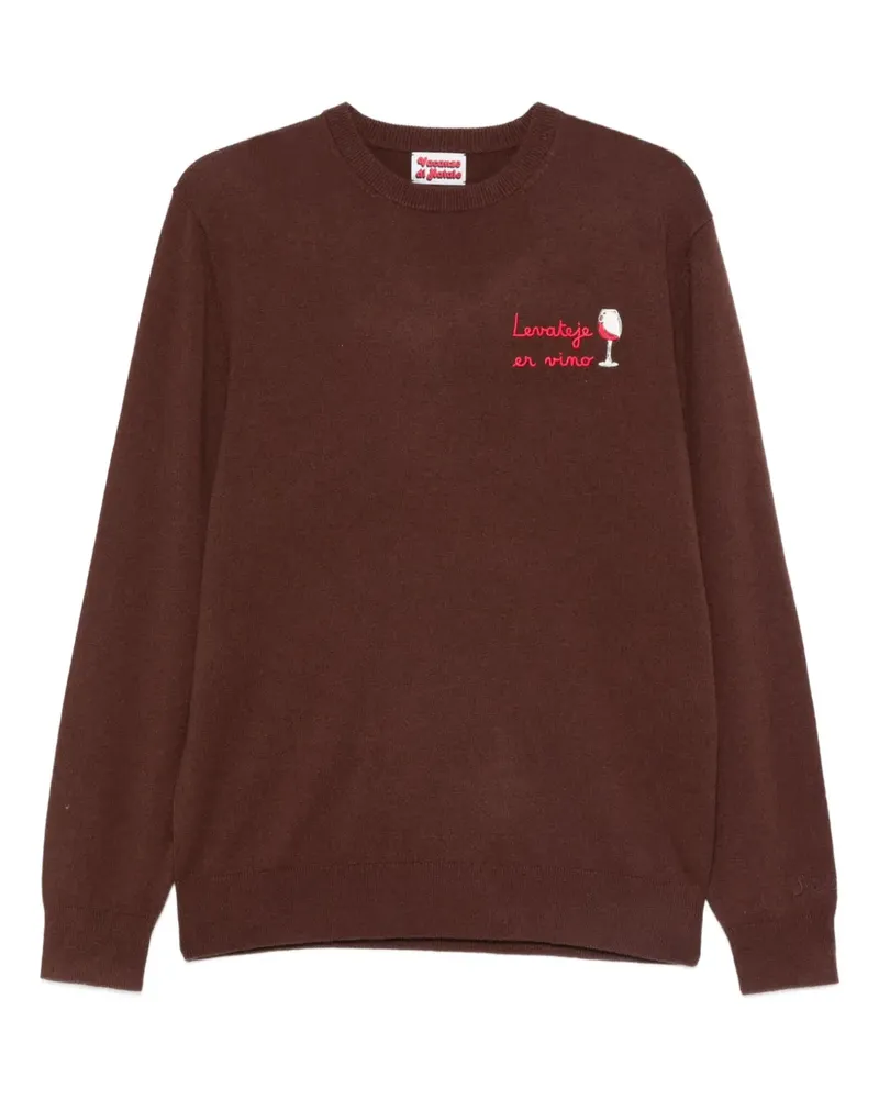MC2 Saint Barth Sweatshirt mit Stickerei - Braun Braun