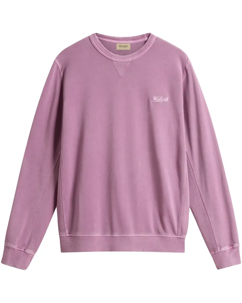 Woolrich Sweatshirt mit Logo-Stickerei - Rosa Rosa
