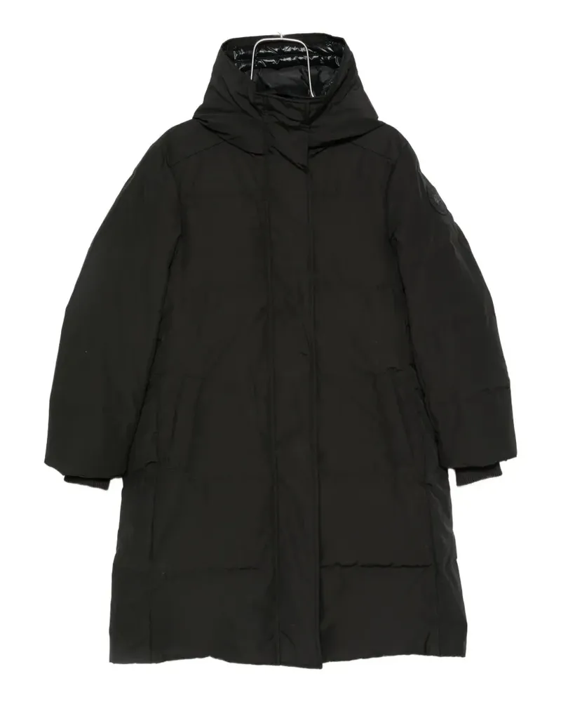 Canada Goose hooded padded coat - Schwarz Schwarz