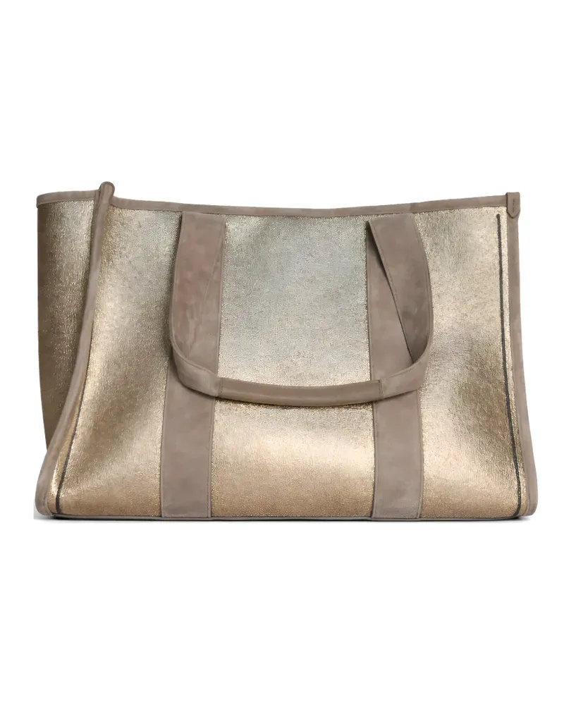 Brunello Cucinelli Handtasche aus Leder - Gold Gold
