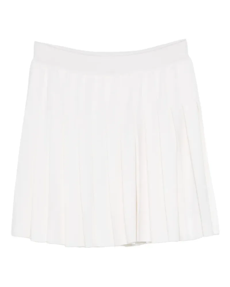 Ermanno Scervino pleated knitted mini skirt - Nude Nude