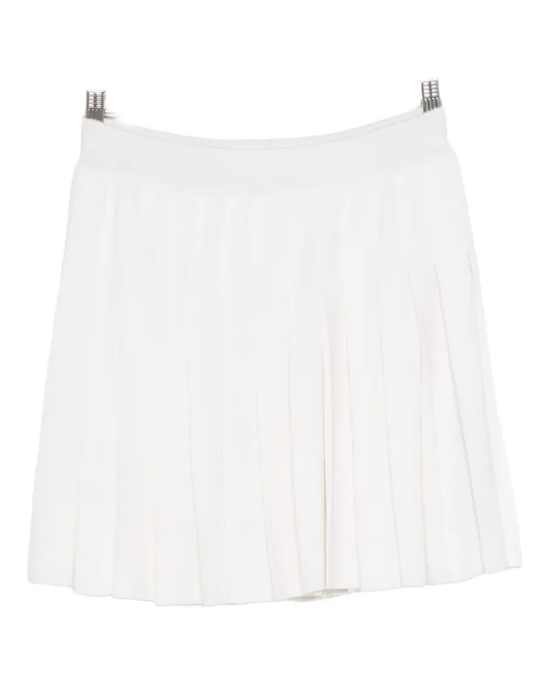 Ermanno Scervino pleated knitted mini skirt - Nude Nude