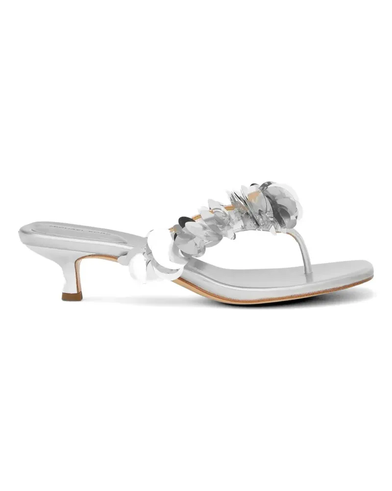 Michael Kors Loretta Sandalen mit Pailletten - Silber Silber