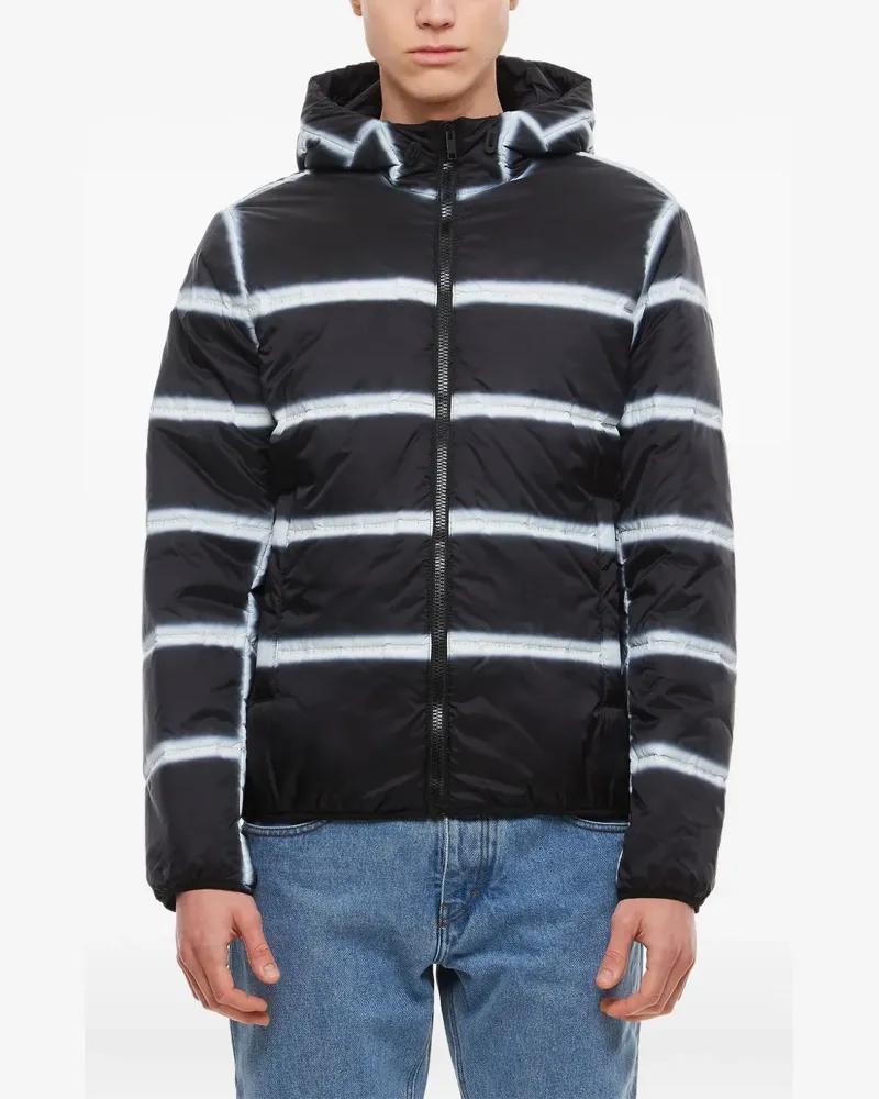 Givenchy Gestreifte Kapuzenjacke - Schwarz Schwarz