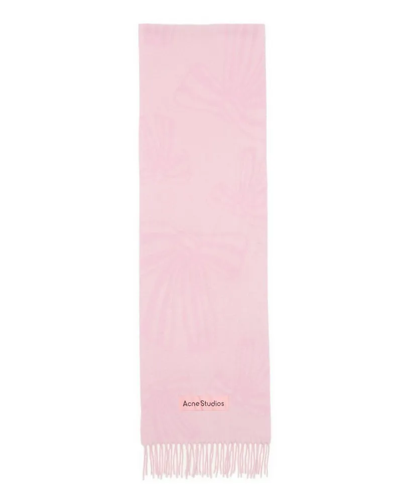 Acne Studios Schal aus Kaschmir-Jacquard - Rosa Rosa