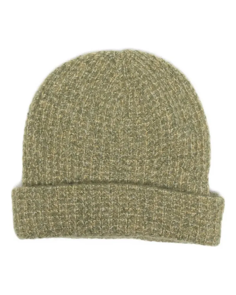 Frenckenberger Gerippte Beanie - Grün Grün