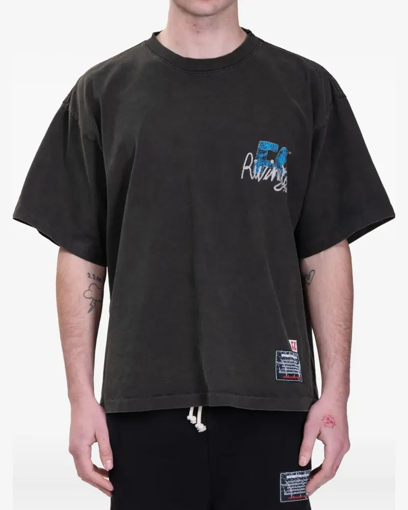 RRR123 Mansion T-Shirt - Schwarz Schwarz