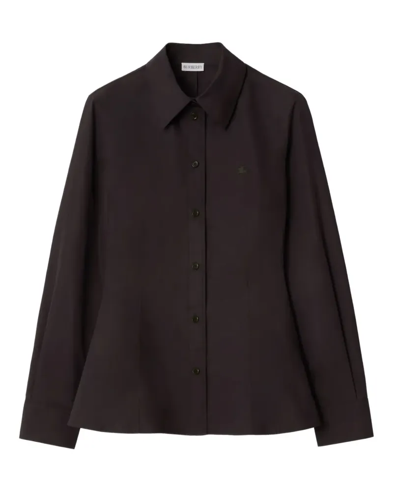 Burberry T-Shirt mit Ritteremblem-Print - Braun Braun