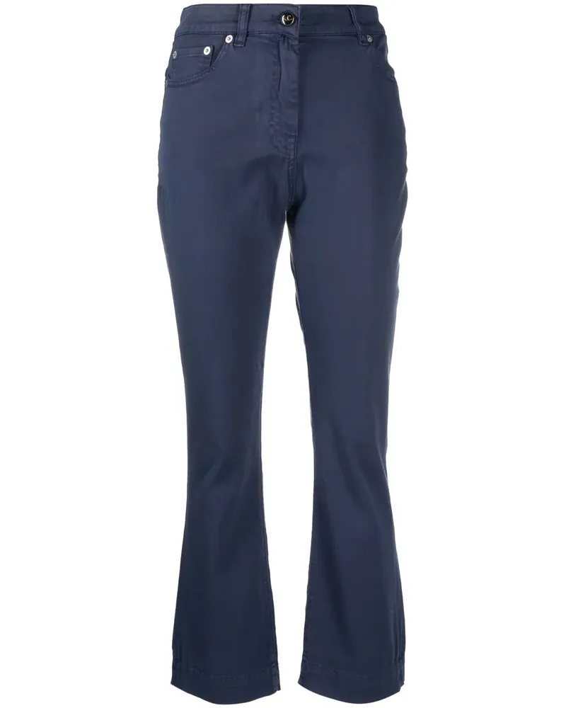 Semicouture Frederick Cropped-Jeans - Blau Blau
