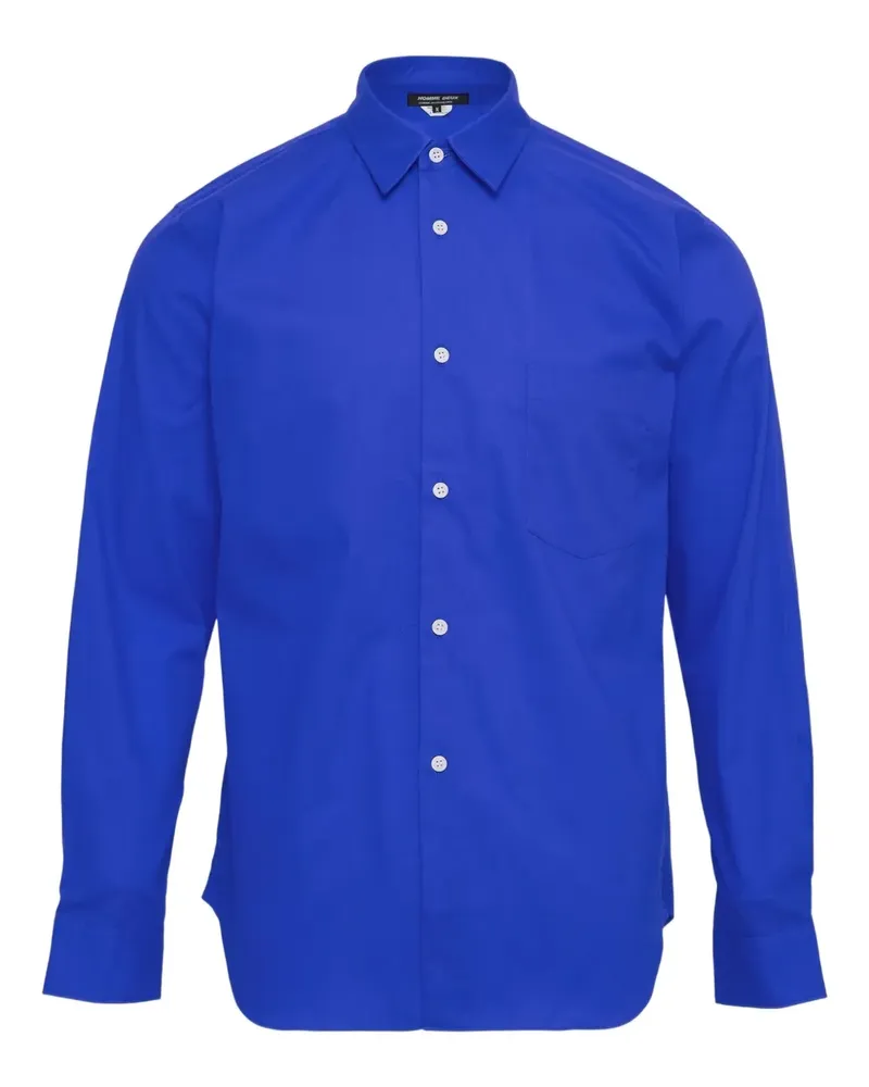 Comme des Garçons Hemd mit aufgesetzter Tasche - Blau Blau