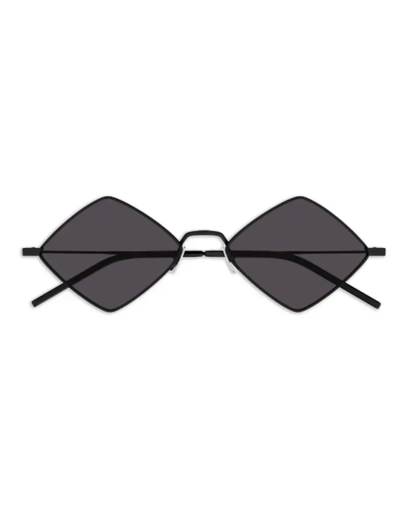 Saint Laurent geometric-frame sunglasses - Schwarz Schwarz