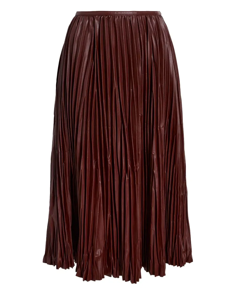 Proenza Schouler Rosalyn Midikleid mit Falten - Rot Rot