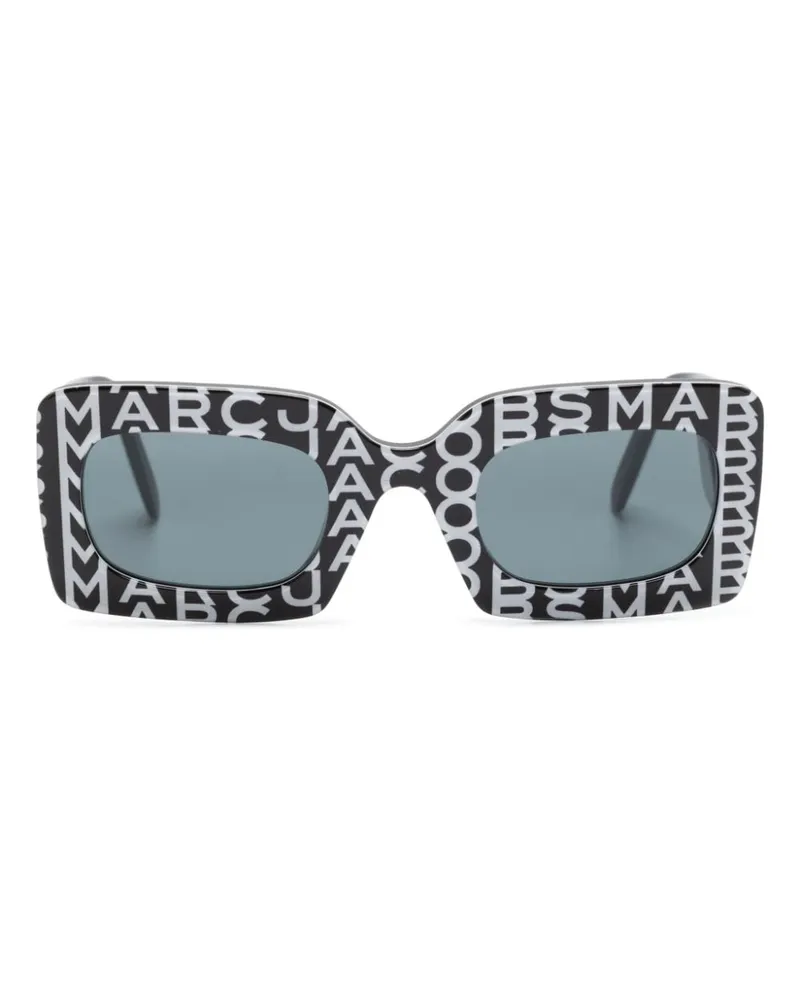 Marc Jacobs Sonnenbrille mit eckigem Gestell Schwarz