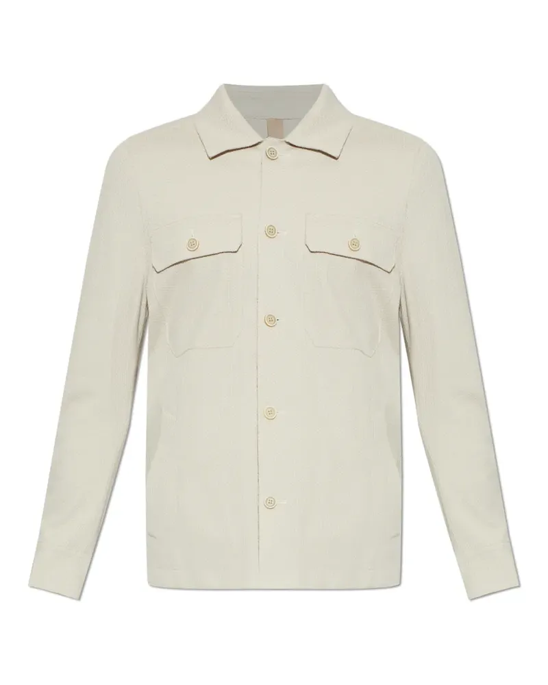 Eleventy patch pocket shirt - Nude Nude