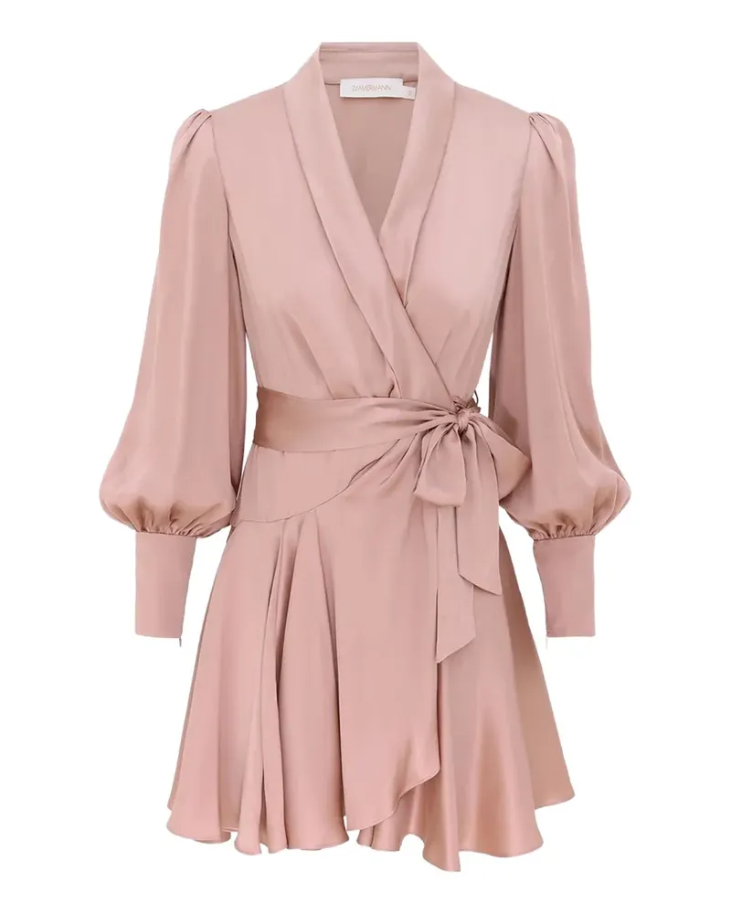 Zimmermann V-neck mini dress - Rosa Rosa