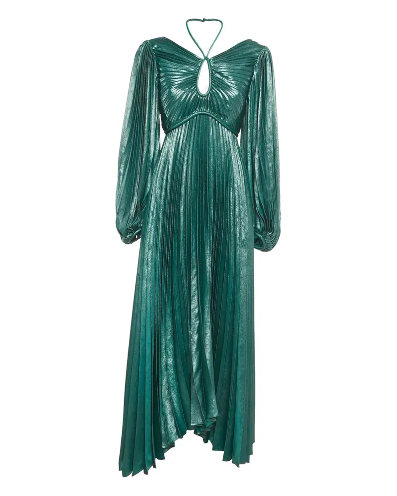 Acler Lanesfield plissé maxi dress - Grün Grün
