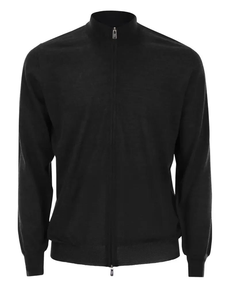 Fedeli Cardigan mit Reißverschluss - Grau Grau