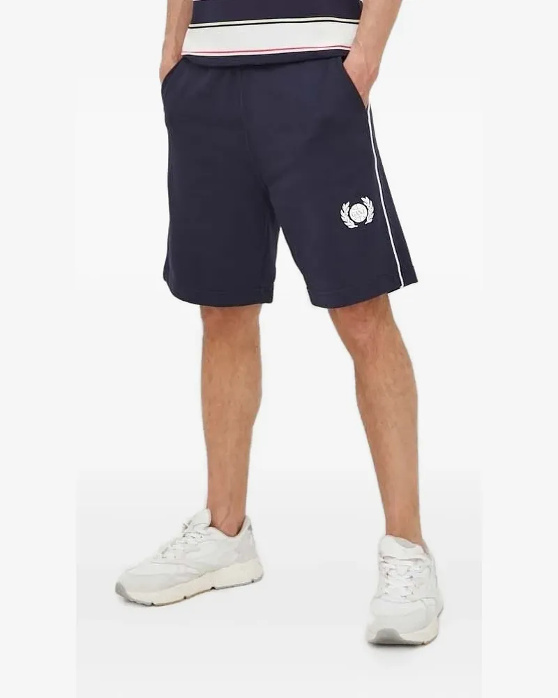 Gant Logo-Shorts mit Seitenstreifen - Blau Blau