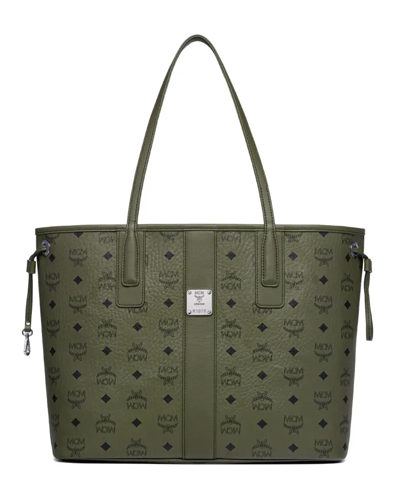MCM medium Liz monogram tote bag - Grün Grün
