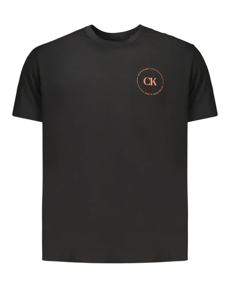 Calvin Klein T-Shirt mit Logo-Print - Schwarz Schwarz