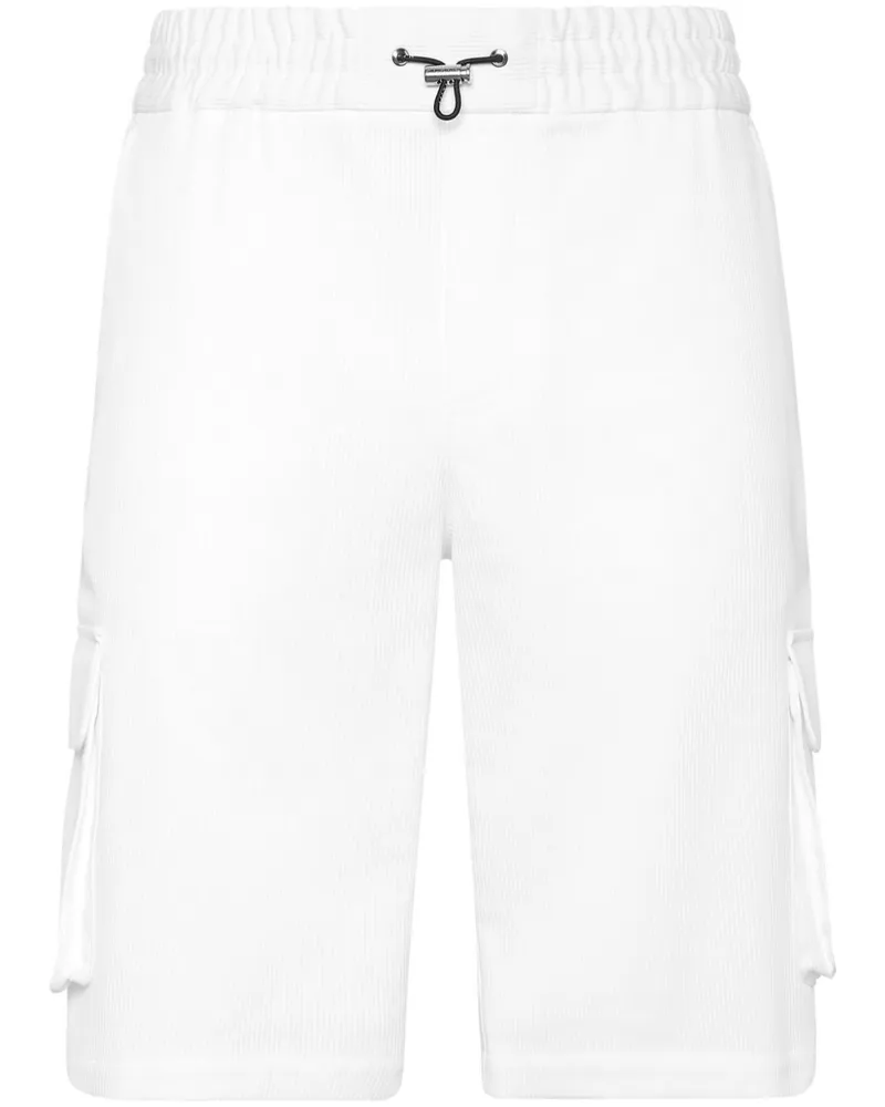Philipp Plein Klassische Cargo-Shorts - Weiß Weiß