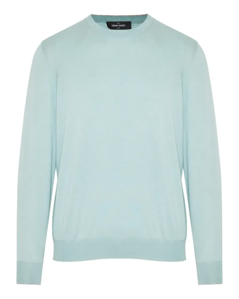 Gran Sasso crew-neck long-sleeve sweater - Blau Blau