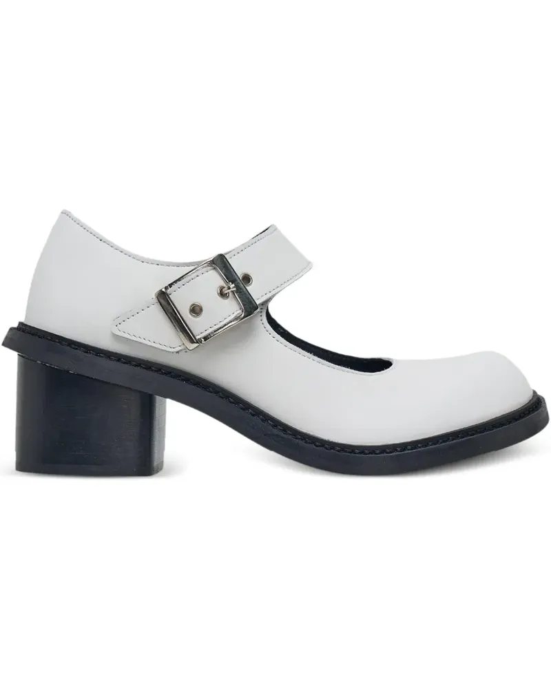 Comme des Garçons x Phileo Mary Janes Pumps mit Schnalle - Weiß Weiß