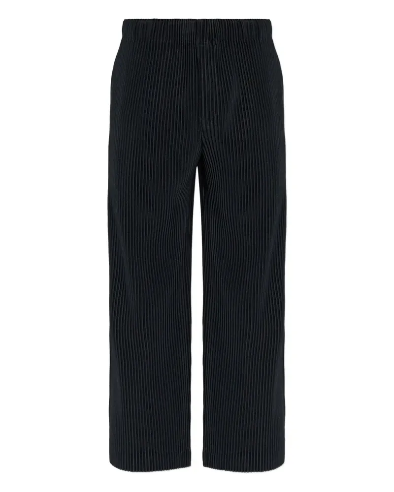 Issey Miyake ribbed pants - Schwarz Schwarz