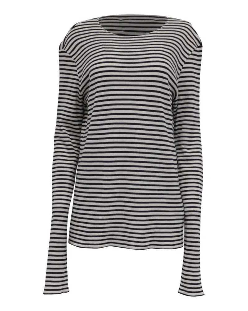 Maison Margiela 2000-2010s gestreiftes Top - Blau Blau
