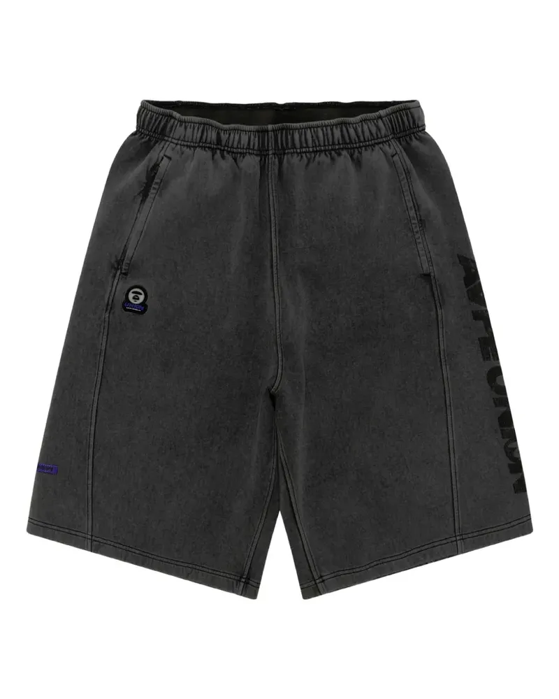 BAPE logo shorts - Grau Grau