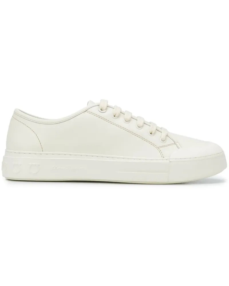 Ferragamo Gancio' Sneakers - Weiß Weiß