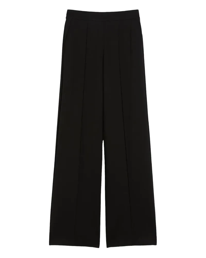 Pennyblack Hoch sitzende Palazzohose - Schwarz Schwarz