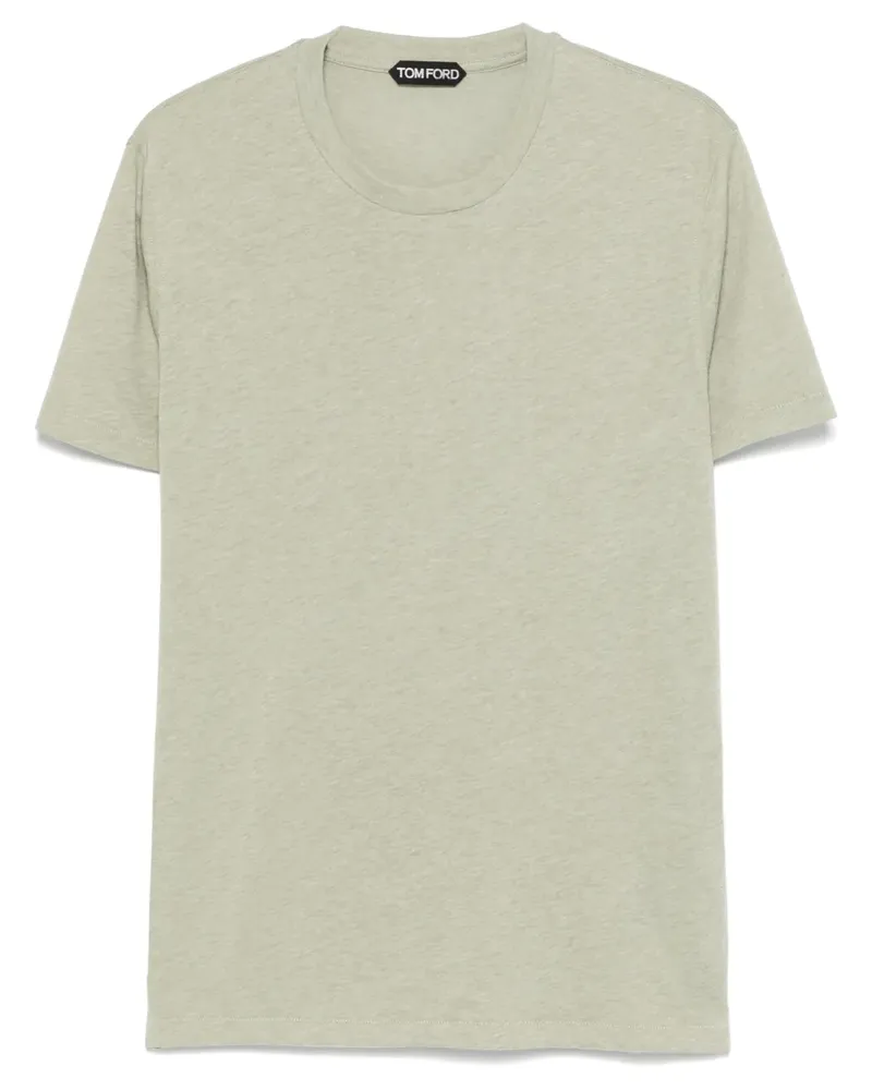 Tom Ford Meliertes T-Shirt - Grün Grün