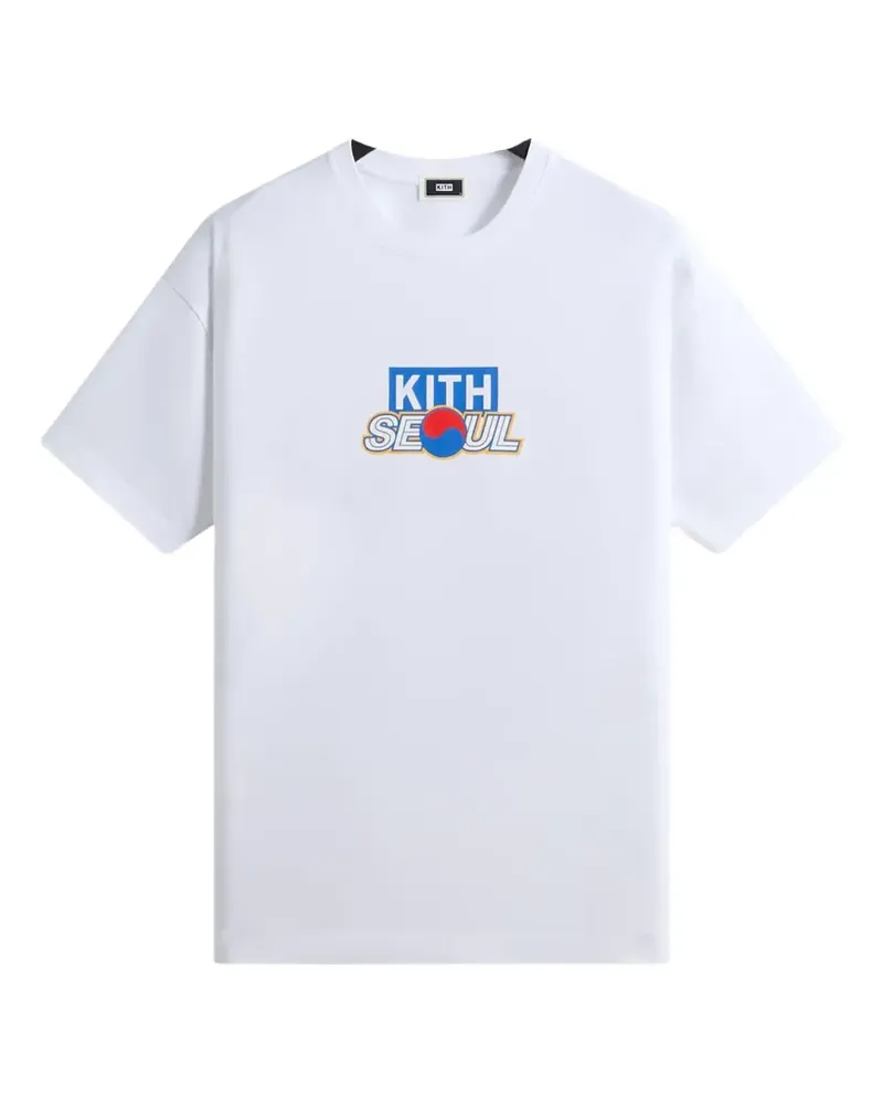 KITH Seoul Classic Logo short-sleeve T-shirt - Weiß Weiß