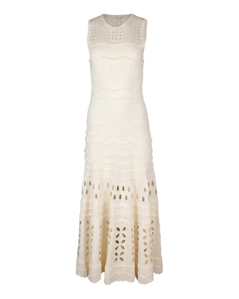 Ulla Johnson Lakshmi cut-out tiered maxi dress - Weiß Weiß